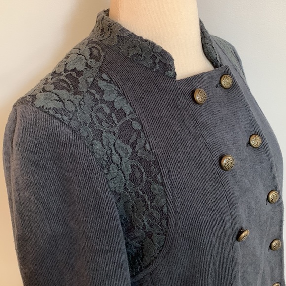 Free People We The Free Victorian Lace Knit Jacket - Picture 5 of 6